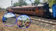 यह मालगाड़ी महाराष्ट्र के चंद्रपुर जिले के गुगस स्टेशन से रवाना हुई थी और गुजरात के गांधीनगर की ओर जा रही थी. (Pics/Special Arrangement by Rajendra B. Aklekar) 