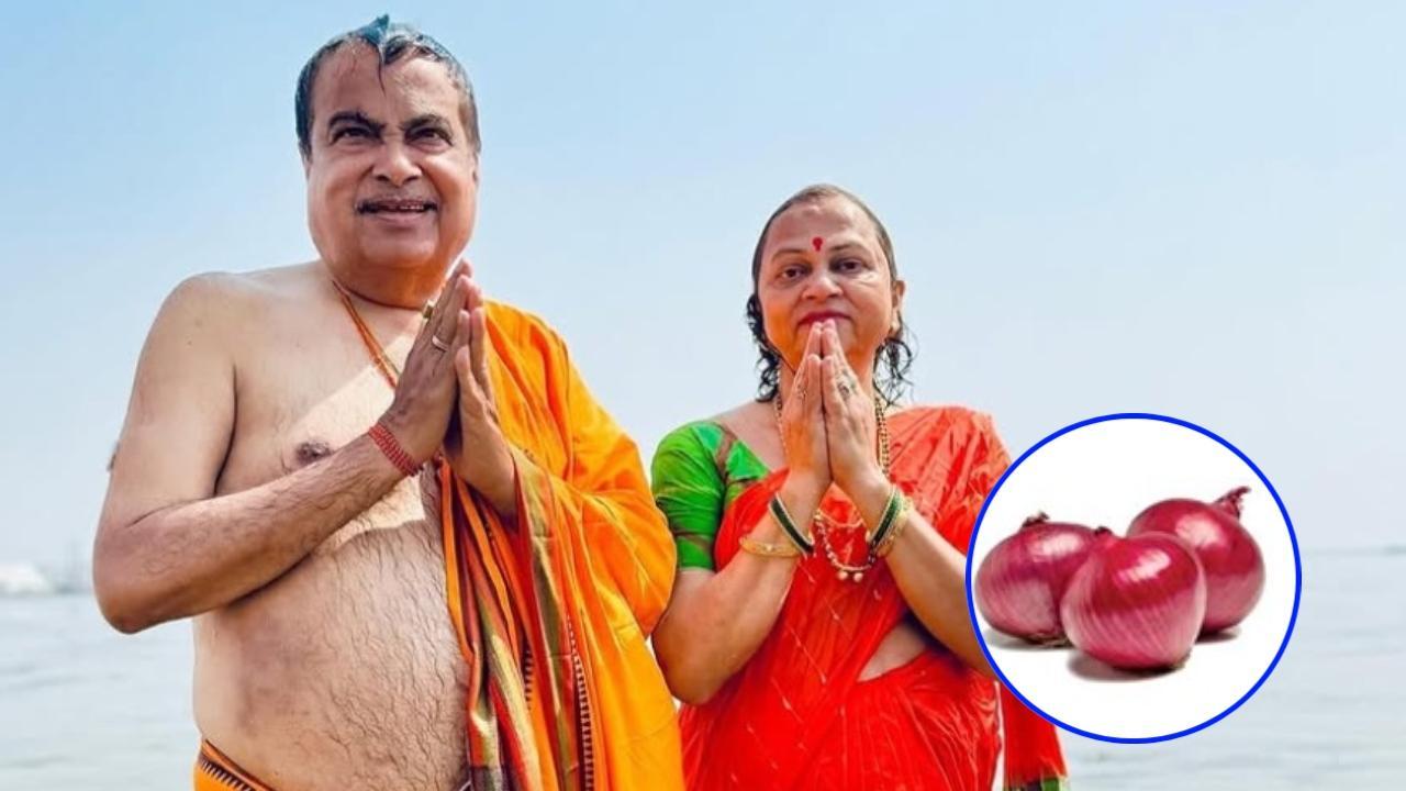 Iनितिन गडकरी की पत्नी का अनूठा कृषि प्रयोग, उगाया एक 1KG वजन वाला ऑर्गेनिक प्याज