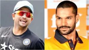 सुरेश रैना, शिखर धवन. फ़ाइल चित्र