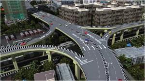 सेवरी बस डिपो के पास एकीकरण और रैंप