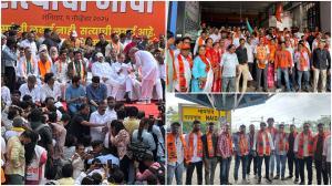 रैली को संबोधित करते हुए उद्धव ठाकरे ने कहा कि मतदाता सूची में जो अनियमितताएं सामने आई हैं, वह लोकतंत्र के लिए खतरा हैं. Pic/Ashish Raje