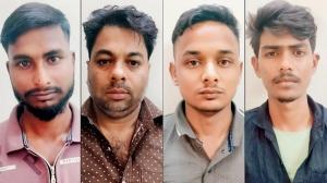 संजय पारसनाथ वर्मा, महेंद्र कुमार रामनाथ यादव, अमित रामहित यादव और राजकुमार ललन प्रसाद वर्मा. Pics/By Special Arrangement