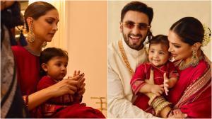 रणवीर सिंह और दीपिका पादुकोण ने बेटी दुआ के साथ पहली तस्वीरें शेयर कीं (छवि सौजन्य: सोशल मीडिया)
