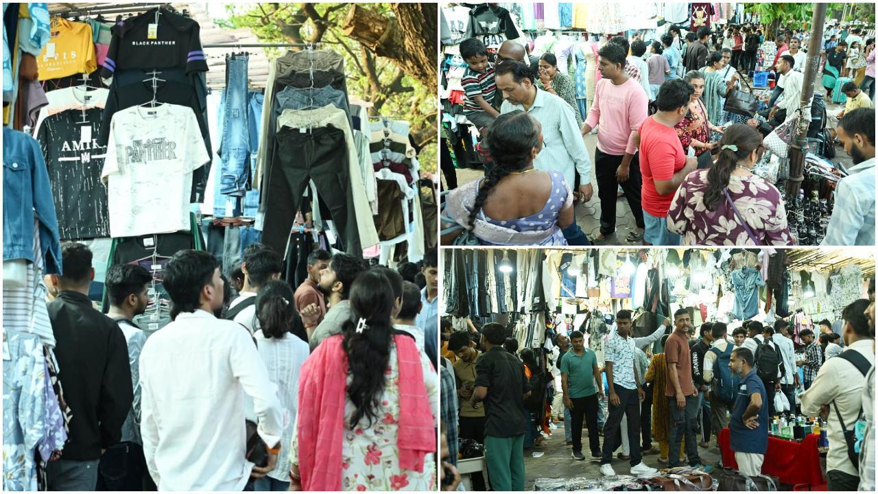 मार्केट में रंग-बिरंगी लाइटिंग, नए फैशन के कपड़े, ज्वैलरी, फुटवियर और सस्ता और स्टाइलिश सामान हर ओर दिखाई दे रहा था. (Pics / Atul Kamble)