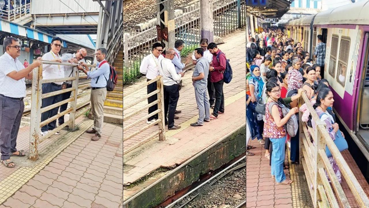 Iरेलवे ने हटाई बाड़, महिला यात्रियों के लिए प्लेटफॉर्म चढ़ाई हुई आसान