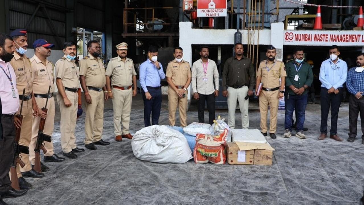 Iराज्यव्यापी अभियान में जब्त किए गए मादक पदार्थों का विनाश, पुलिस ने जताई सफलता