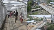 नया सायन एफओबी मुंबई की परिवहन व्यवस्था में एक महत्वपूर्ण सुधार साबित होगा. यह पुल अब यात्रियों को अधिक सुरक्षित, विस्तृत और आधुनिक मार्ग प्रदान करेगा. (PICS/ ASHISH RAJE) 