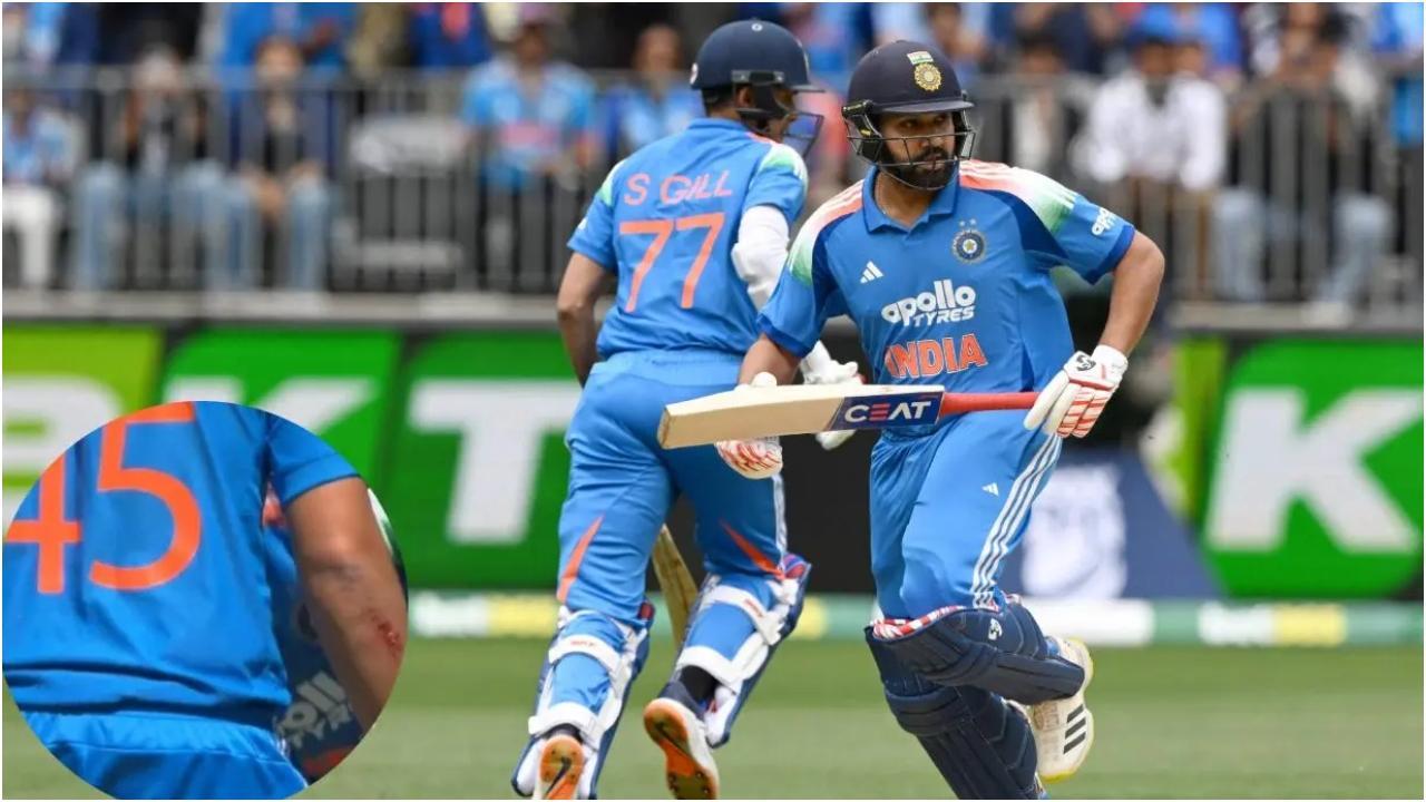 यह घटना उस समय हुई जब रोहित और गिल भाग रहे थे (फोटो: एजेंसी और एक्स) यह घटना उस समय हुई जब रोहित और गिल भाग रहे थे (फोटो: एजेंसी और एक्स)