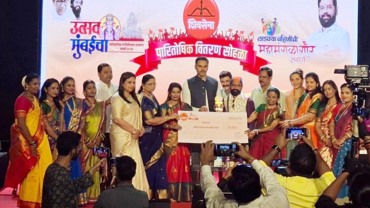 Iमहिला वोटरों को साधने की शिवसेना की रणनीति, महामंगलागौर स्पर्धा में उमड़ा उत्साह
