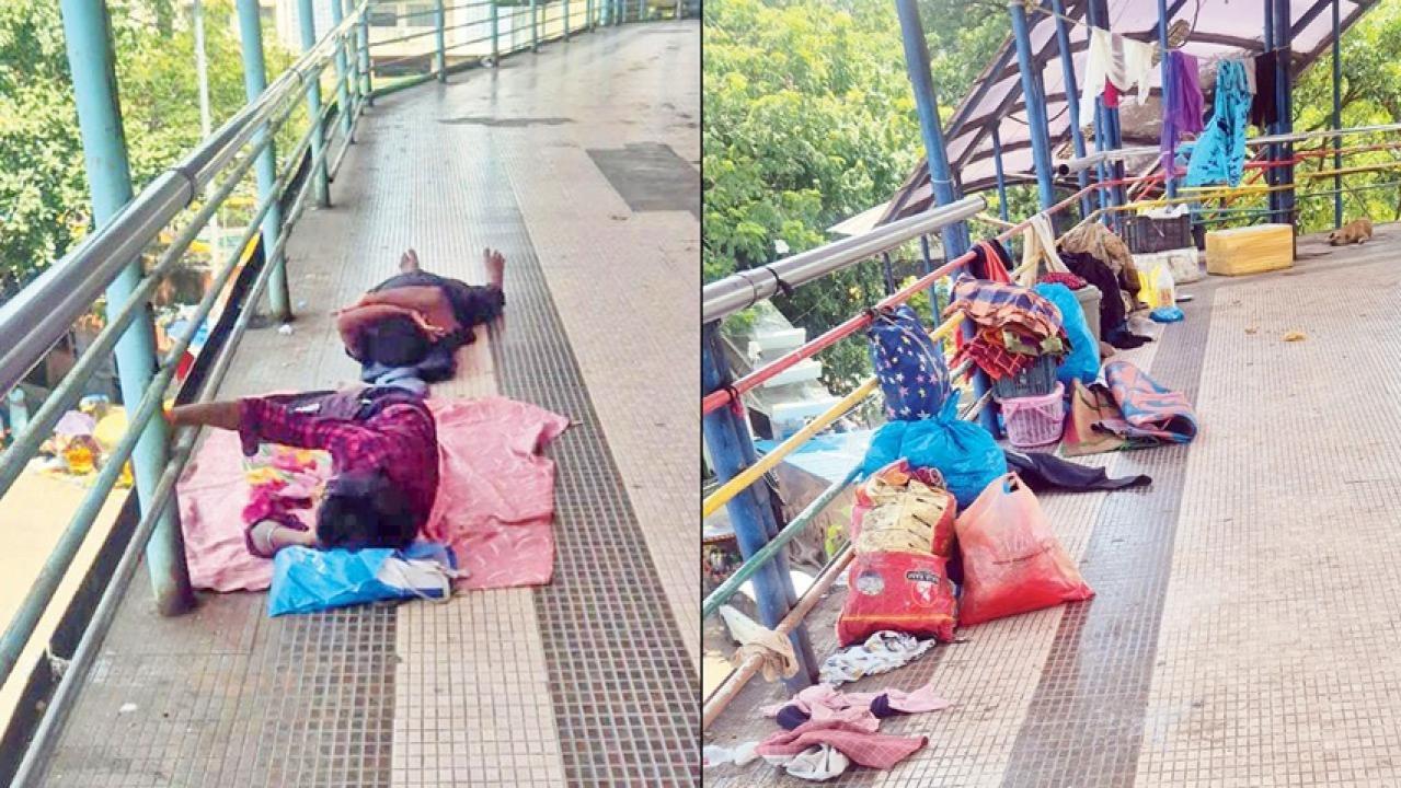 Iविरार स्काईवॉक की बदहाली आई सामने, हजारों पैदल यात्रियों की सुरक्षा खतरे में