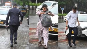 आईएमडी के अनुसार, अरब सागर के ऊपर बना निम्न दबाव का क्षेत्र अब मुंबई से लगभग 300 किलोमीटर दक्षिण-पश्चिम में सक्रिय है. (PHOTO/ATUL KAMBLE)