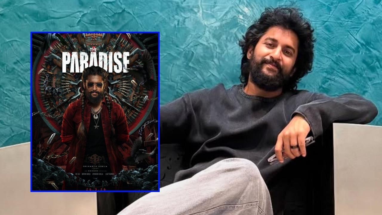 Iहैदराबाद में `द पैराडाइज` का ग्रैंड सेट तैयार, स्टार नानी की नई फिल्म का वीजन