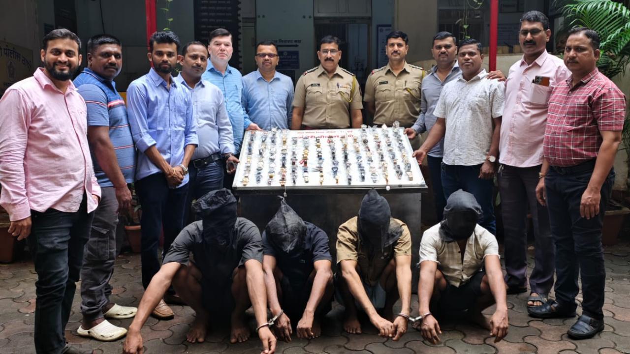 पुलिस का कहना है कि चारों आरोपी बार-बार अपराध करते हैं.