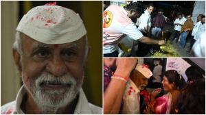 नागपुर जेल से बाहर निकलते ही गवली का मुंबई के स्स्वाथित उनके घर पर फूल-मालाओं से स्वागत किया गया. (Pics / Atul Kamble) 