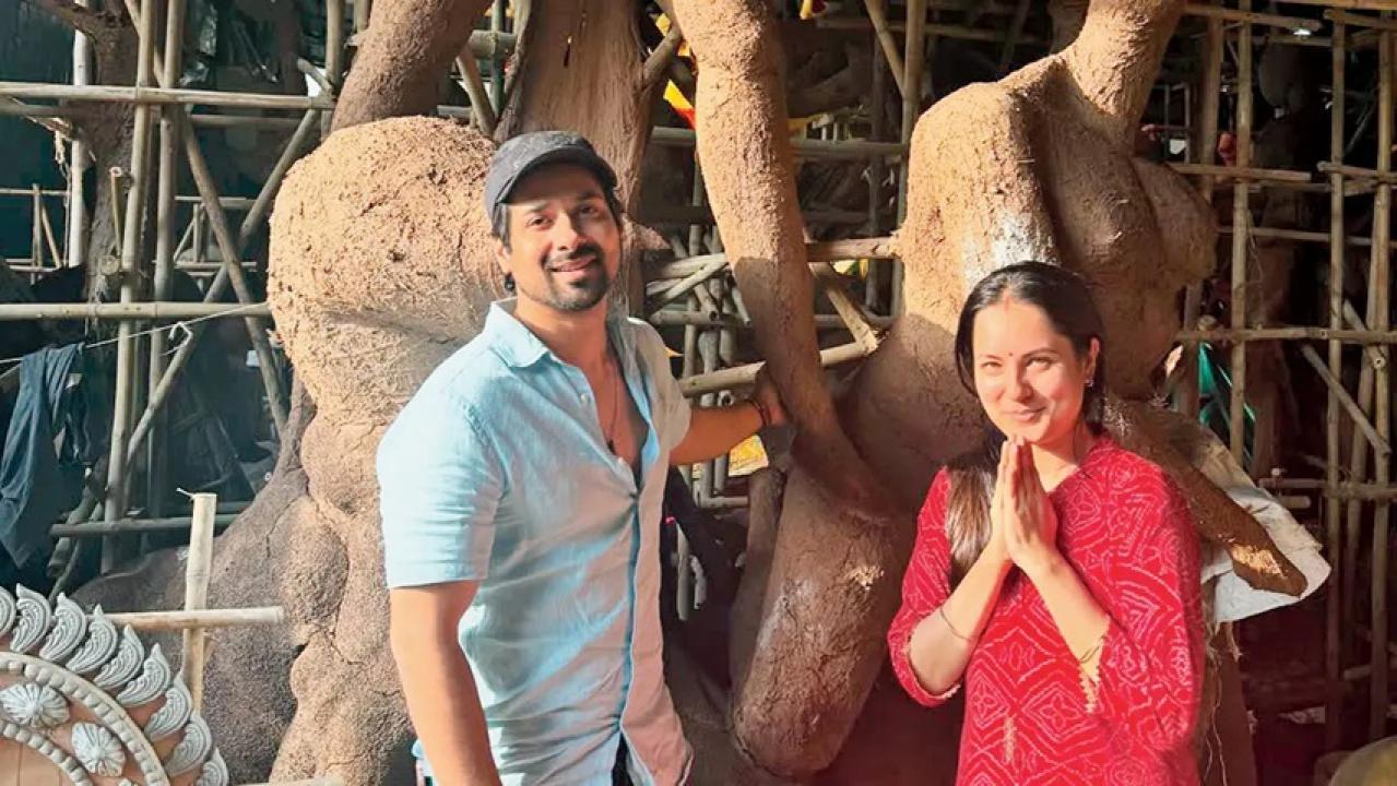कुणाल वर्मा और पूजा बनर्जी. PIC/Instagram/@banerjeepuja
