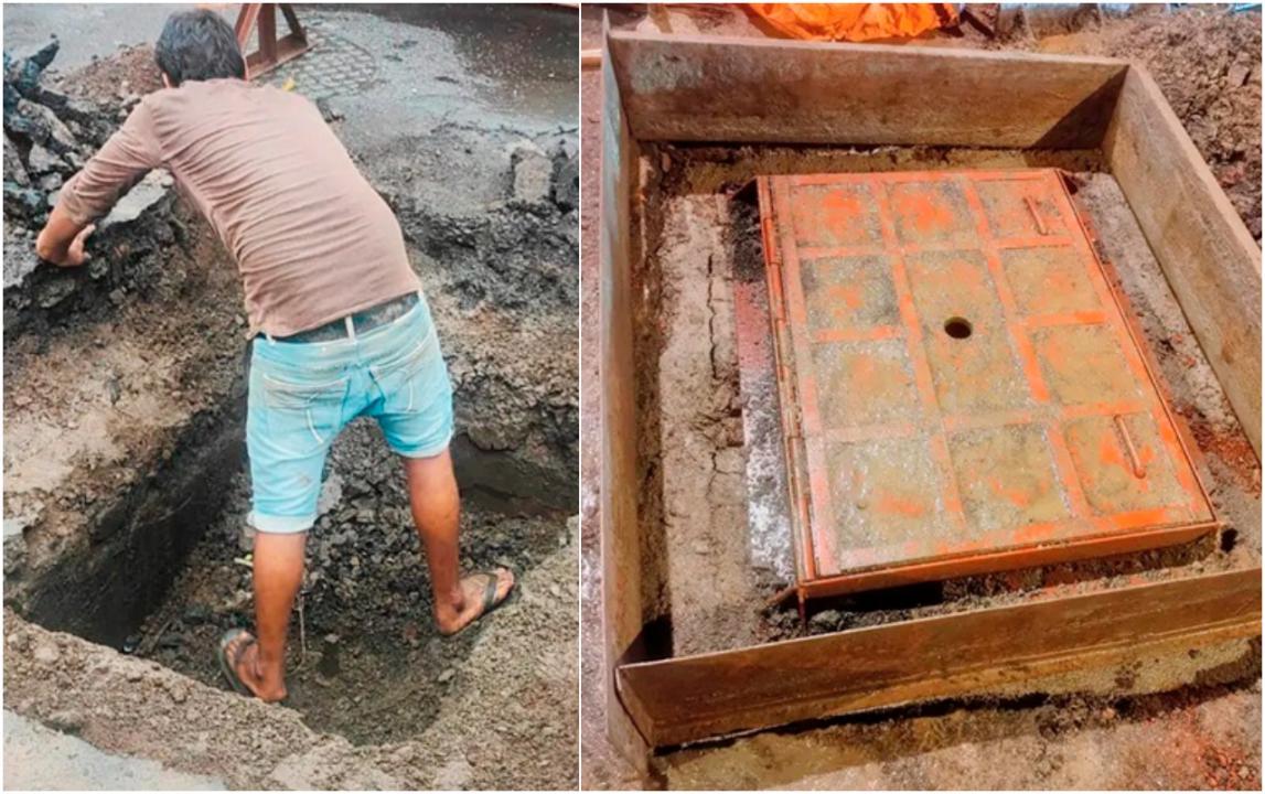 Iमिड-डे की रिपोर्ट का असर, बीएमसी ने बांद्रा सड़क पर किया स्थायी मरम्मत कार्य