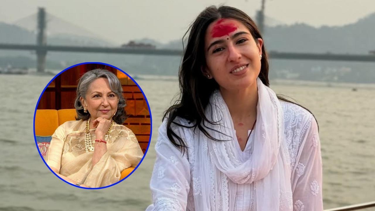 Iसारा ने दादी शर्मिला टैगोर के साथ दुर्गा पूजा की सुबह की खूबसूरत यादें शेयर की